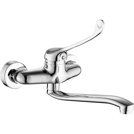 Grifo monomando de fregadero con maneta Higiénica modelo Kapuas (1/5)