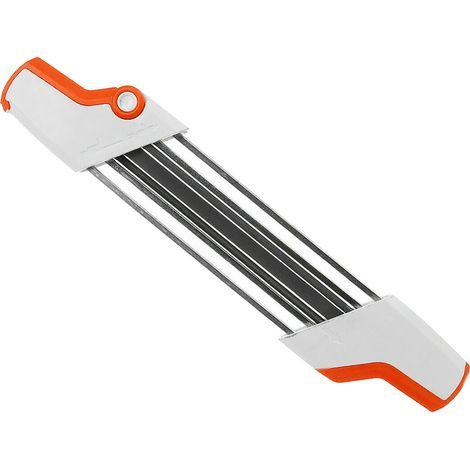Affûteuse de tronçonneuse 2 en 1 Tronçonneuse Tronçonneuse Outil d'affûtage adapté pour STIHL 56057504303 1 pièce(orange et blanc) Oi-FRIS