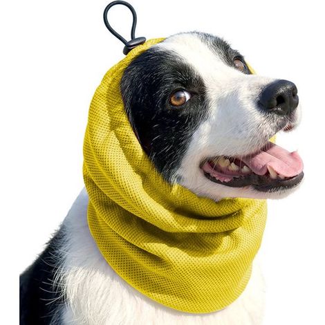 Cubrecabezas para mascotas，Talla S: Circunferencia del cuello 30，44 cm，longitud 27 cm，Protectores de orejas para perros，ajustable (1/5)