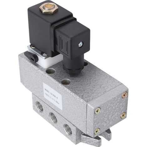 Elektrisches Magnetventil G1/4 Zoll, 2-Wege-Vierwegeventil, quadratisch, einseitig, Q24DH 8AC220V (1/5)