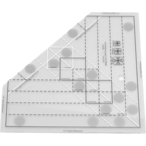 Règle quadrillée pour patchwork, professionnelle, en acrylique, avec échelle de précision, idéale pour la couture domestique et les accessoires de couture DIY. (1/5)