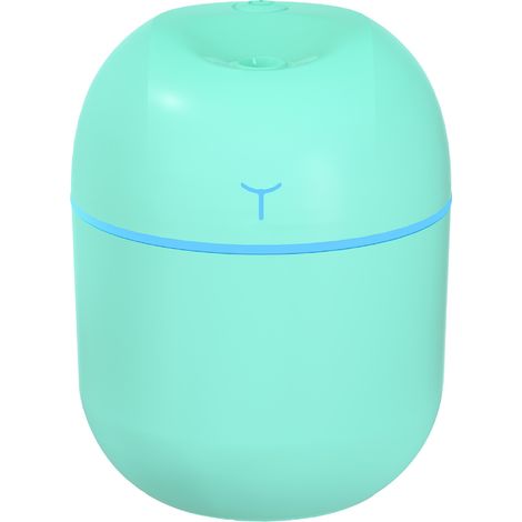 USB-Ladbarer tragbarer Luftbefeuchter – Mini-Luftbefeuchter 220 ml für Haus, Büro und Schlafzimmer – Kompaktes Modell mit grüner Tank