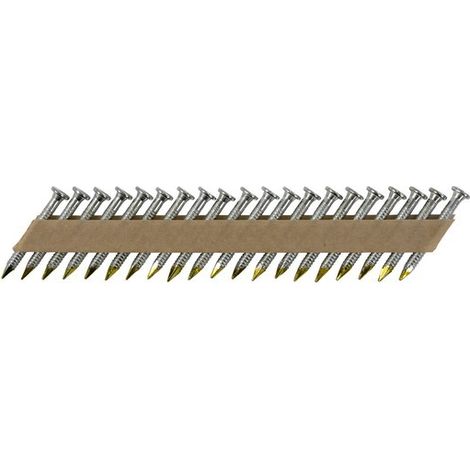 2000 CLOUS D'ANCRAGE CRANTES 4 x 50 mm NORFIX galva 12µ pour plaques métalliques