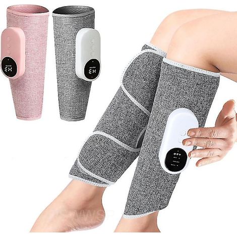 Chauffage par compression d'air, massage des jambes par vibrations, soulagement des douleurs musculaires et de la fatigue, bien-être des bras et des jambes, coussin d'air pour massage des jambes étroi (1/5)