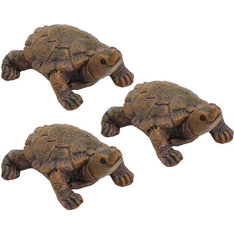 3-teilige Schildkröten-Dekoration