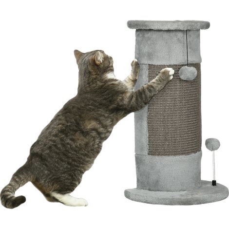 Rascador para gatos, de madera, 58 cm de altura. (1/5)