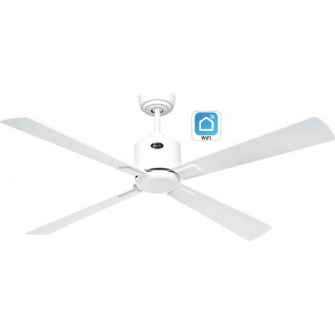 Ventilador de techo CasaFan ECO NEO III 132cm con WiFi 943232W motor Blanco/ Blanco y gris claro (1/5)