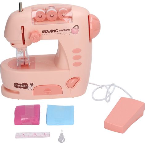 Enfants machine à coudre électrique jouet avec enfileur règle intéressant petit appareil à coudre électrique pour maison Type 1 (1/5)