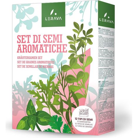 Kit Herbes Aromatiques - 12 Variétés: Cresson, Roquette, Aneth, Marjolaine, Basilic, Persil, Ciboulette, Thym, Mélisse, Origan, Coriandre, Sarriette - Graine a Semer - plante aromatique (1/5)