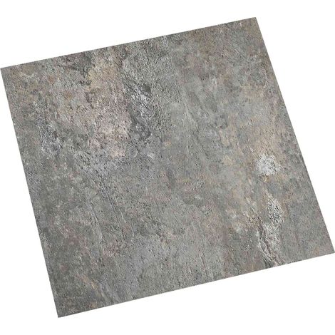 vidaXL Flooring Planks 5.11 m² 55 pcs PVC Stone wall