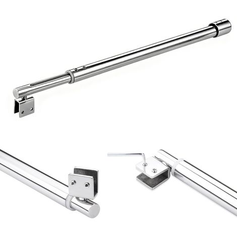 Bras de support verre réglable avec pince serrage rotative à (1/5)