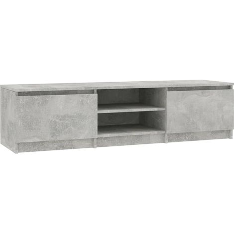 Mobile TV multimediale scaffale per televisione televisione buffet sala da pranzo soggiorno camera da letto 140 x 40 x 35,5 cm derivati del legno grigio 020025931