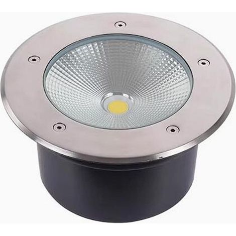Runde, eingelassene COB-LED-Gartenleuchte, IP65 wasserdichte Außenleuchte (1/5)
