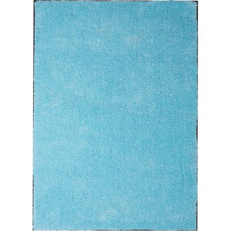 Tappeto shaggy azzurro 140 x 200 cm Demre
