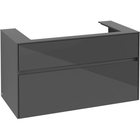 Villeroy & Boch Collaro Waschbeckenunterschrank, Waschbecken (1/2)