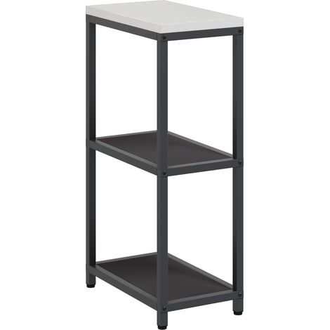 Maison Exclusive - Stoccaggio in cucina HATTEM Nero 30 x 50 x 92 cm Acciaio