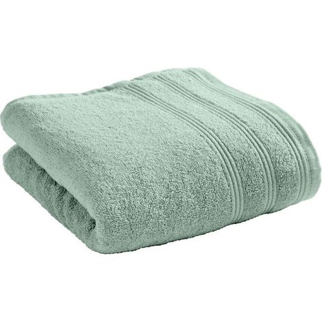 Serviette de toilette - COTON PUR - Spa - 50 x 100 cm - 400 g/m² - Menthe (1/4)