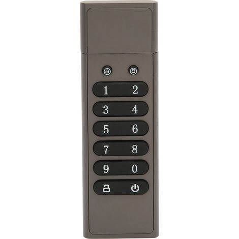 Clé USB 3.1 Sécurisée 32GB avec Cryptage par Bouton, Mémoire Flash Haute Vitesse 100MB/s (1/5)