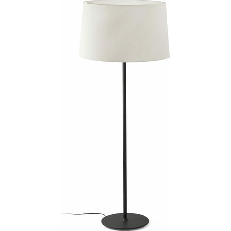 Lampadaire WINDSOR noir/lin 20227-152