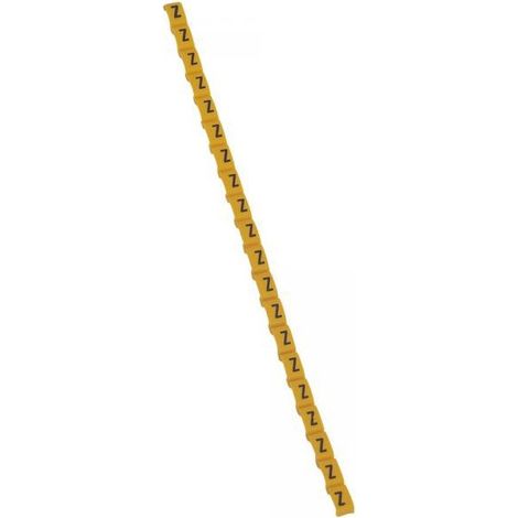 Legrand 038435 Duplix marker letter "Z" yellow (600pcs) - international color code