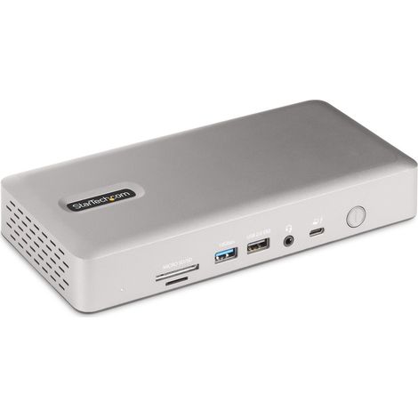 StarTech.com Thunderbolt 4 Dockingstation, Multi Monitor Dock für 4 Monitore, 2x HDMI/2x DP, 7x USB Hub, 2.5 Gb Ethernet, 98W Power Delivery, USB4/USBC/TB3 Laptop Dock (1/4)