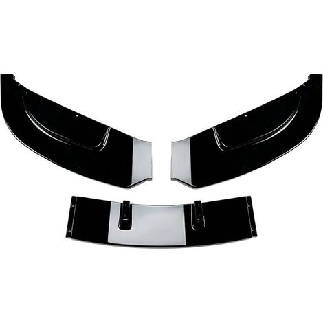Spoiler anteriore nero, diffusore per Mercedes-Benz Classe C W204 (modelli 2011-2014)