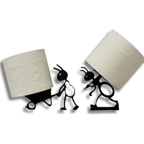 Porte-papier mural multifonctionnel gain de place, support de rangement pour mouchoirs en papier, résistant aux chutes, sans perçage, robuste