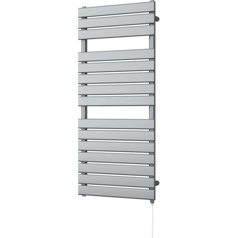 Typhoon - Silver Electric Towel Rail H1156mm x W500mm 600w Standard (1/3)