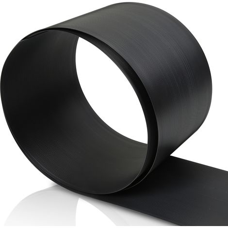 Jiubiaz Sichtschutz Zaun 2,5x0,19m Dunkelgrau 30 Stück Hart PVC wind- & wasserdicht für Doppelstabmatten (1/5)