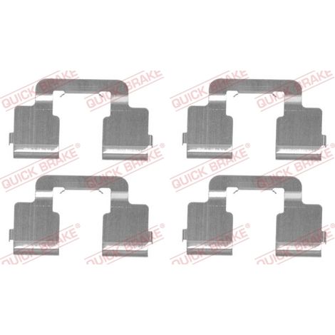 Kit d'accessoires, plaquette de frein à disque Quick Brake 109-1733 CITROËN