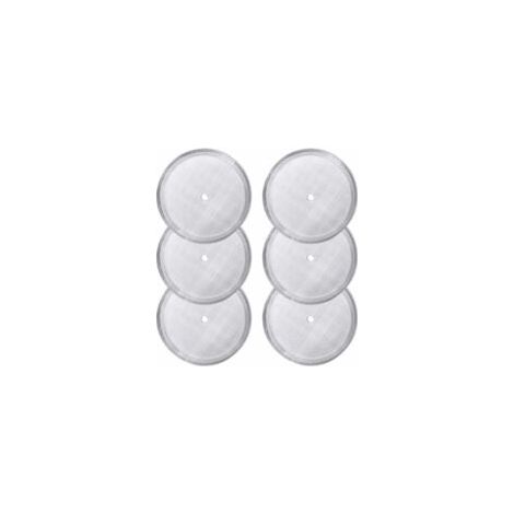 6 Pièces filtres à tamis de rechange pour presse française, filtres à mailles réutilisables en acier inoxydable pour cafetières à pression françaises universs de 1000 ml / 34 oz / 8 tasses