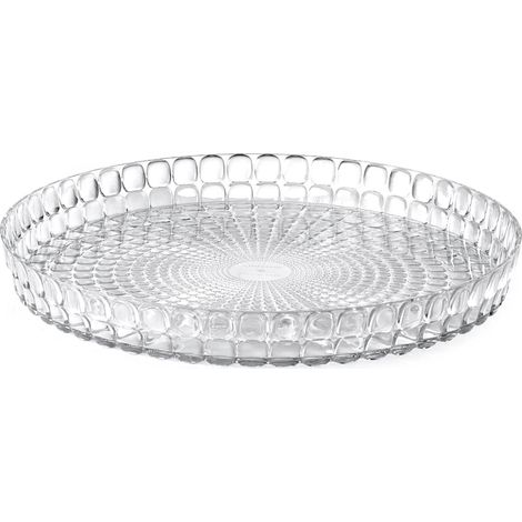 PLATEAU ROND TIFFANY TRANSPARENT (1/4)