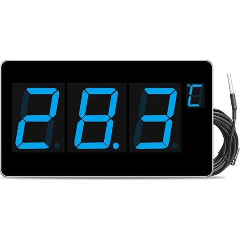 Thermomètre à Eau Thermomètre Numérique For Piscine Et Sauna, Avec Capteur De Température, Fil De 300 Cm