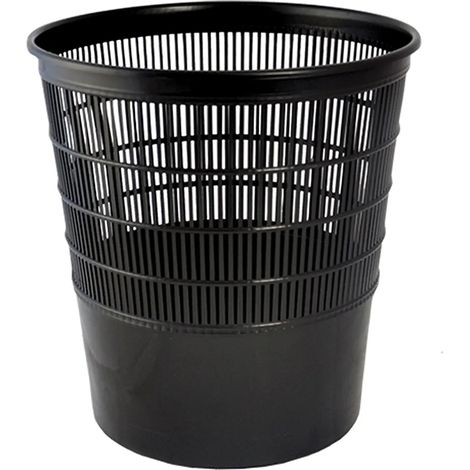 Cestino gettacarte forato piccolo da ufficio negozio ecoplast 2 Colori