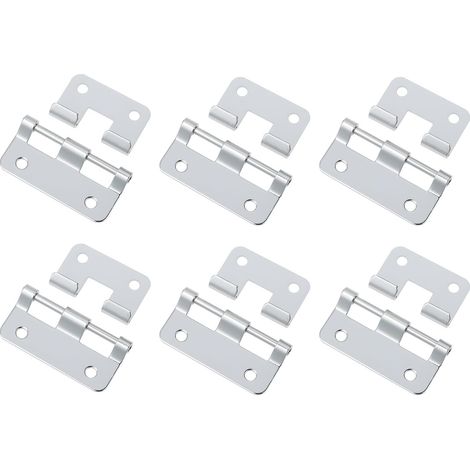 6 Charnières Amovibles de 58 Mm pour Flight Cases Et Boîtes d'équipement (1/5)
