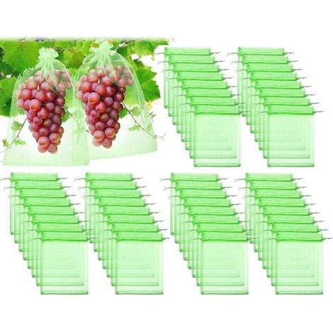 Sac Protection Fruits - Sachet Organza Jardin 7x9 Cm - Contre Guêpes Et Oiseaux - Lot De 100 Pièces (1/5)