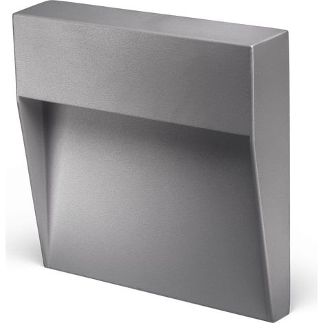 Segnapasso led da parete mod. Bilbao 3 colore grigio marina (1/4)