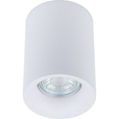 Spot tube saillie Flynn Italux GU10 LED blanc TM09080-WH