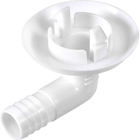 Conector de codo para manguera de drenaje de aire acondicionado para unidades mini-split y unidades de aire acondicionado de ventana, 30 mm, 1 pieza. (1/2)