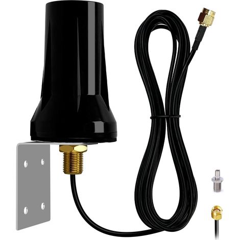 Antenne Exterieur 4G Antenne WiFi Amplificateur Signal 7DBI Omnidirectionnelle Port TS-9/SMA,3G/4G/5G/GSM/GPRS,pour 5G LTE Router Maison Intelligente Surveillance de la Sécurité-3M (1/5)