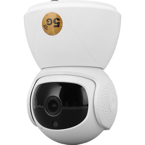 Caméra de surveillance 5G, système de surveillance domestique réseau HD 1080p, caméra PTZ sans fil Wi-Fi double bande, norme européenne 100-240V. (1/5)