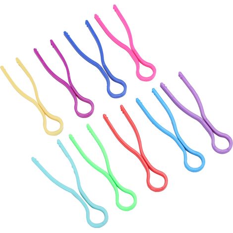Lot de 180 clips pour canettes, supports de bobines en plastique, accessoires pour machines à coudre (1/5)