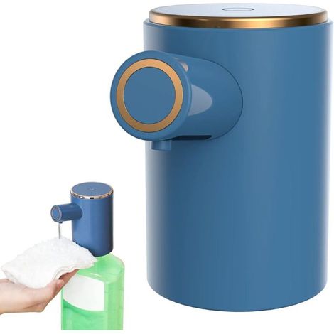 zhan-Distributeur de savon automatique avec capteur infrarouge, rechargeable par USB, mousse étanche IPX4 pour salle de bain, cui
