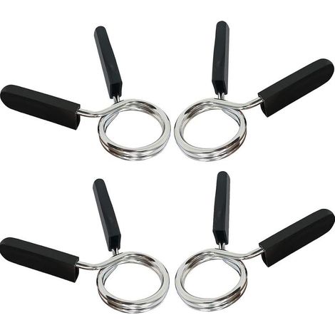 Pince Haltere, 4 Pcs Pinces à Ressort pour Haltères (1/5)