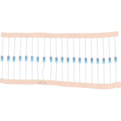 1280 Stück 1/4-W-Widerstände, 64 Werte, Metallfilmwiderstände für Bastelprojekte und Experimente, 250 V (1/5)