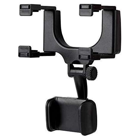 Supporto per telefono da auto con specchietto retrovisore (1 pezzo), supporto universale per cellulare, supporto per cellulare regolabile a 360°, supporto per telefono da auto (1/5)