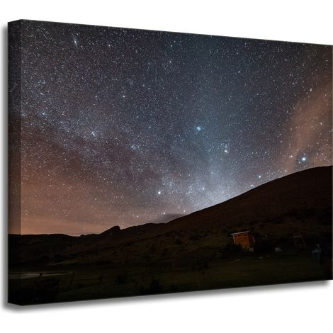 Leinwanddruck Weltraum Sternenhimmel 40x30