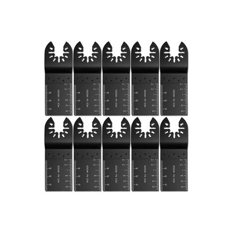 Lot de 20 lames oscillantes 34 mm – Scie vibrante universelle pour outil multifonction Bosch, Fein, compatible rénovation et placo
