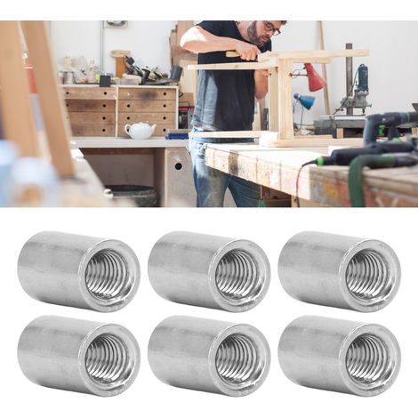 M81,25-12-L20mm Zylinder-Verbindungsmuttern-Set mit Innengewinde (20 Stück) (1/5)
