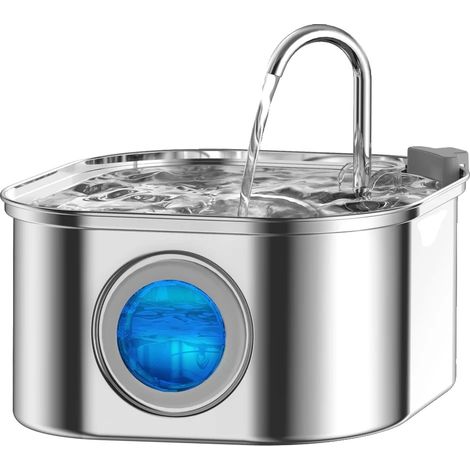 Fuente de agua, funcionamiento automático, bomba silenciosa, solo para mascotas. (1/2)